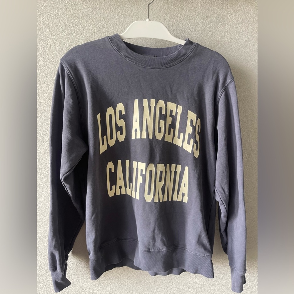 Brandy Melville Navy Blue Los Angeles Crewneck